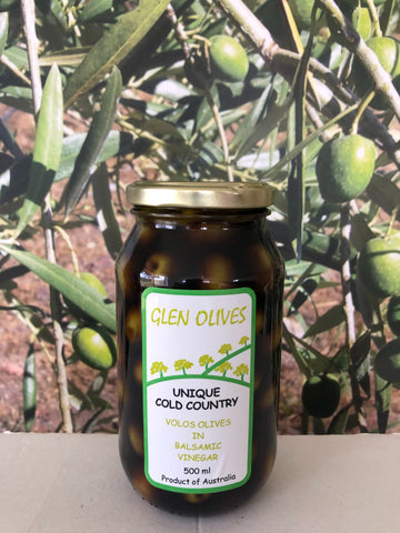 Volos Olives In Balsamic Vinegar Marinade 500gm