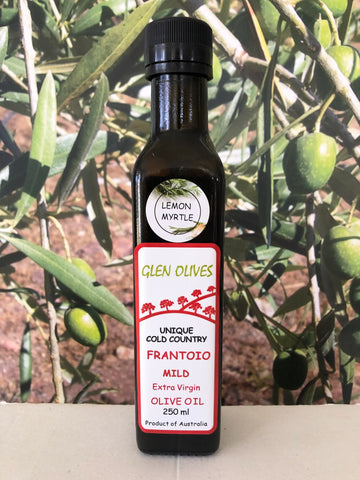 Lemon Myrtle Infused Frantoio Extra Virgin Olive Oil 250ml